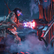 Aloy unlocks a cauldron door with her spear in Horizon Forbidden West.